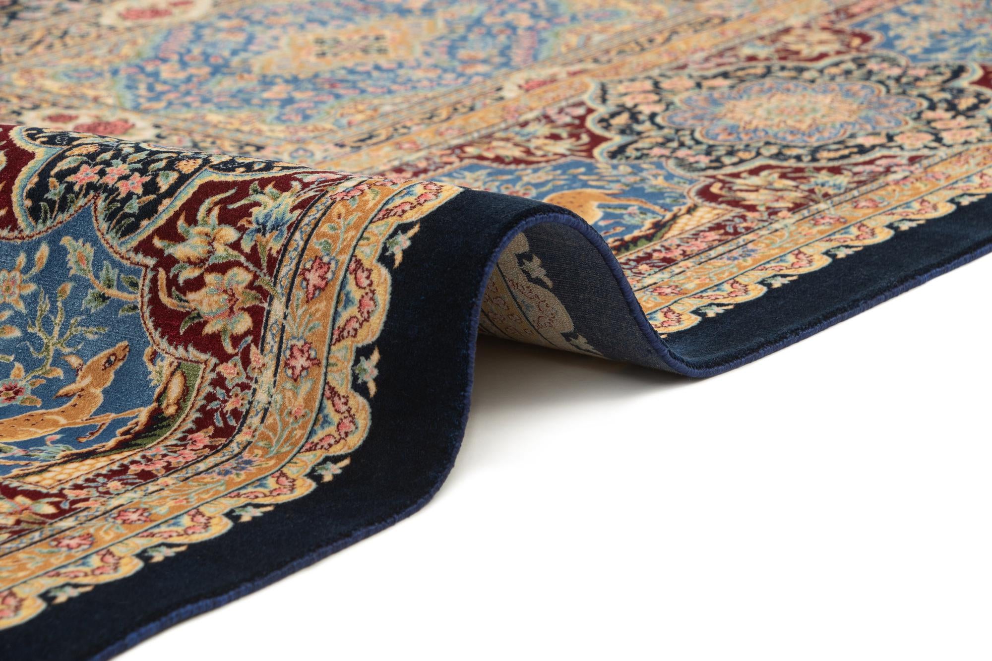 6' 6 x 9' 7 Ghom Design Rug