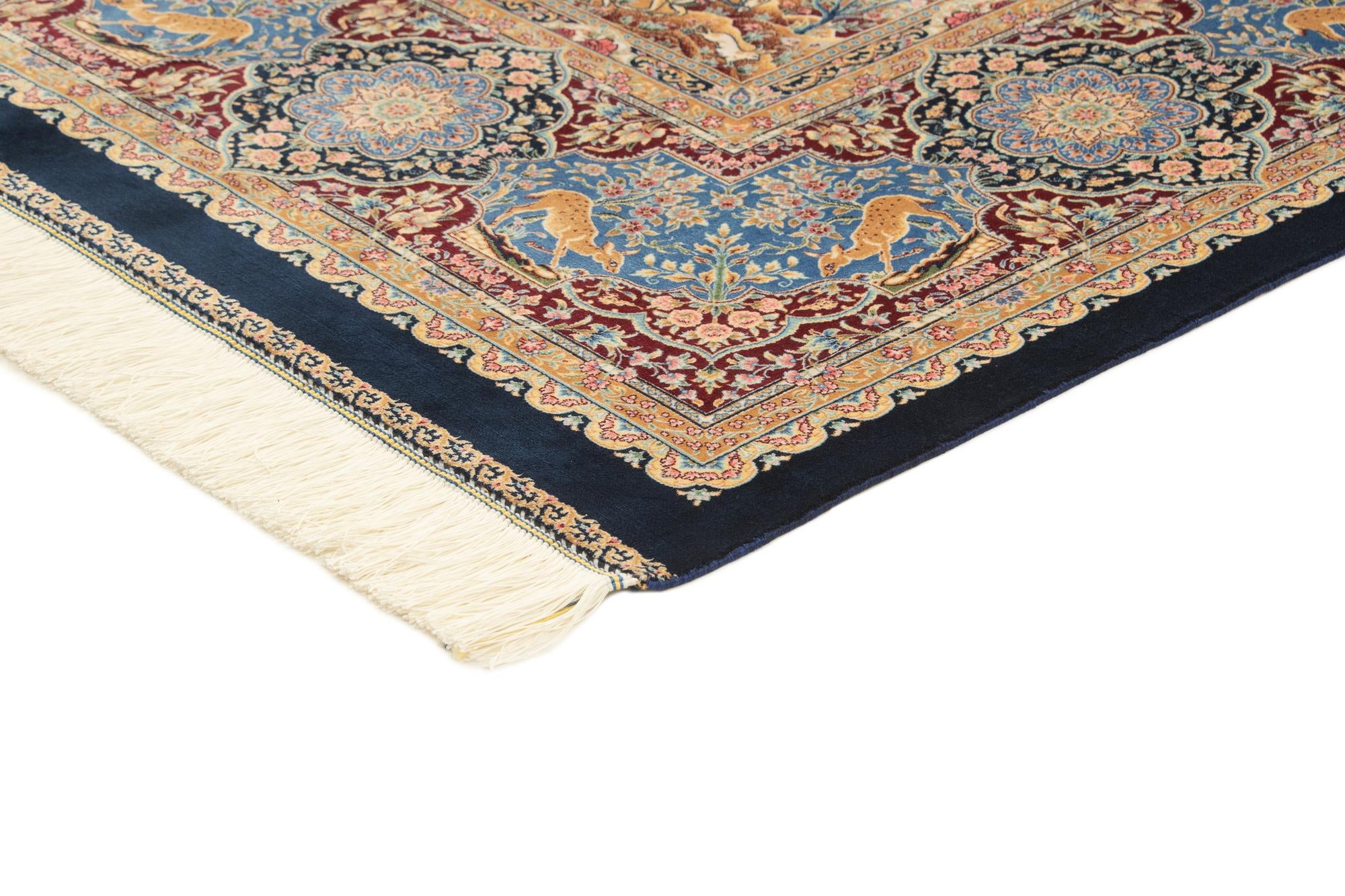 6' 6 x 9' 7 Ghom Design Rug