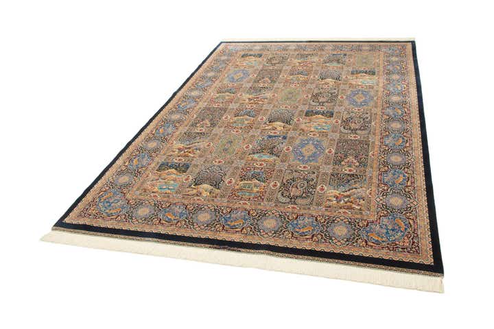 6' 6 x 9' 7 Ghom Design Rug