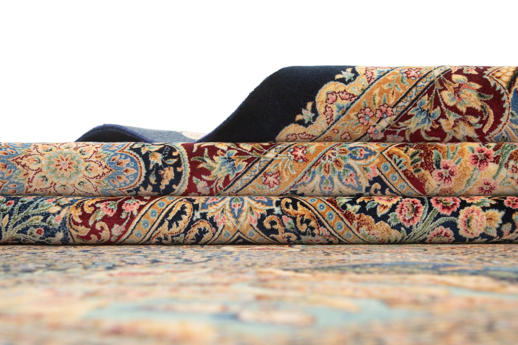 6' 6 x 9' 7 Ghom Design Rug