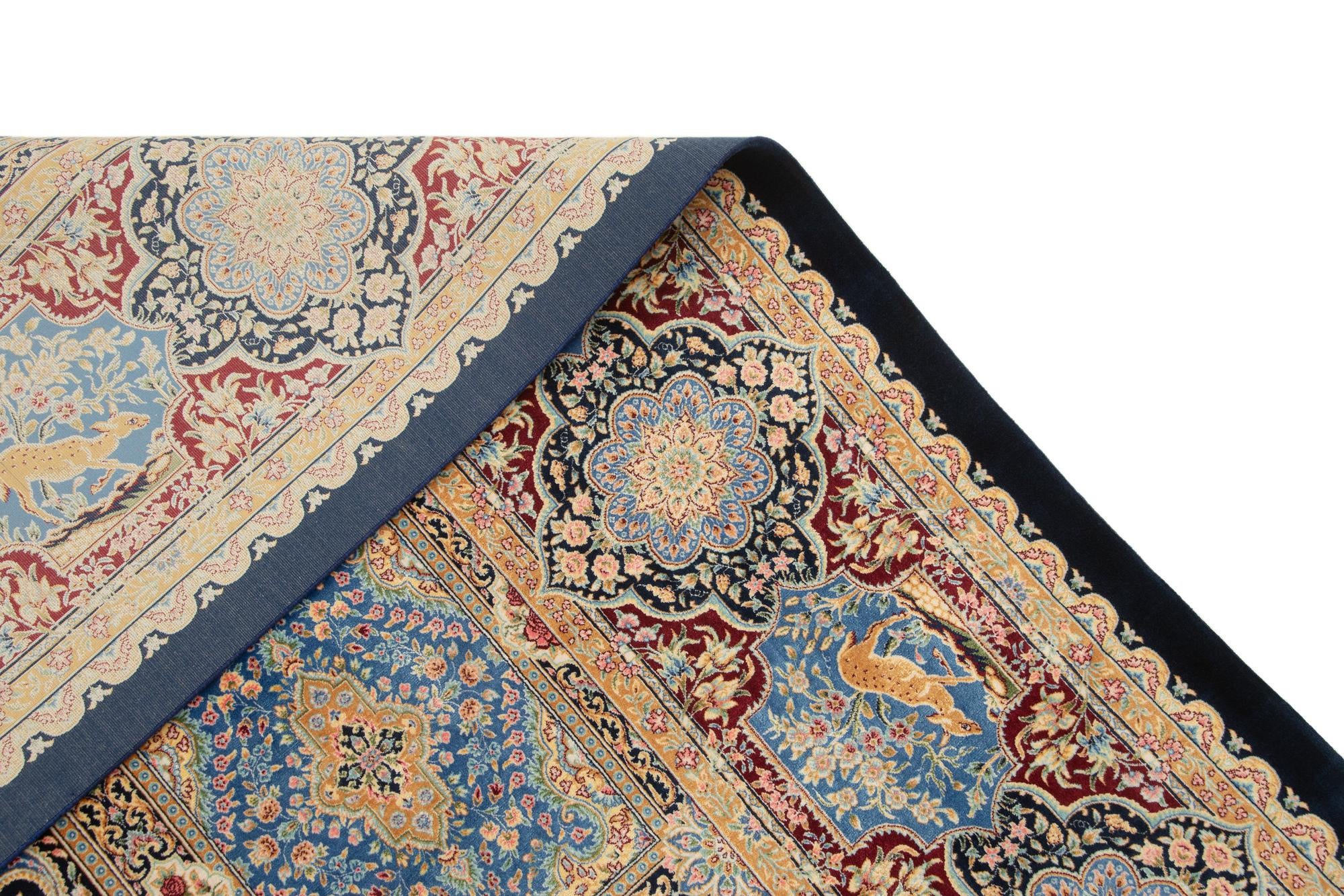 6' 6 x 9' 7 Ghom Design Rug