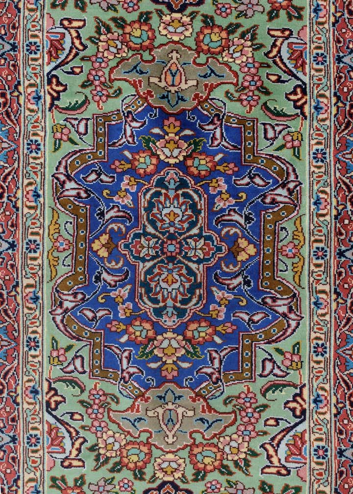 11' 3 x 16' 5 Ghom Silk Rug