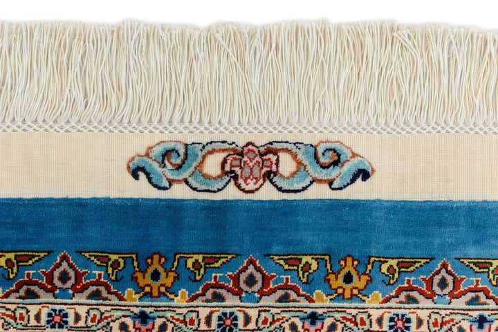 11' 3 x 16' 5 Ghom Silk Rug