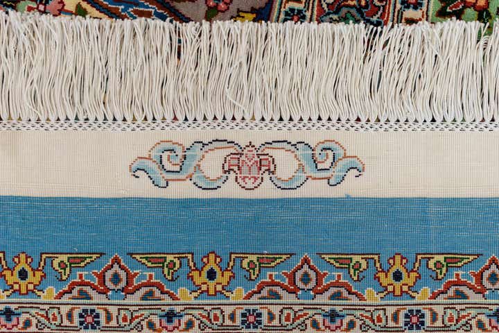 11' 3 x 16' 5 Ghom Silk Rug