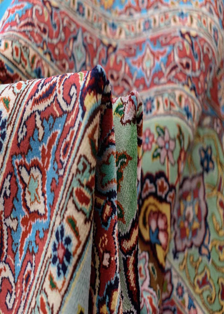 11' 3 x 16' 5 Ghom Silk Rug