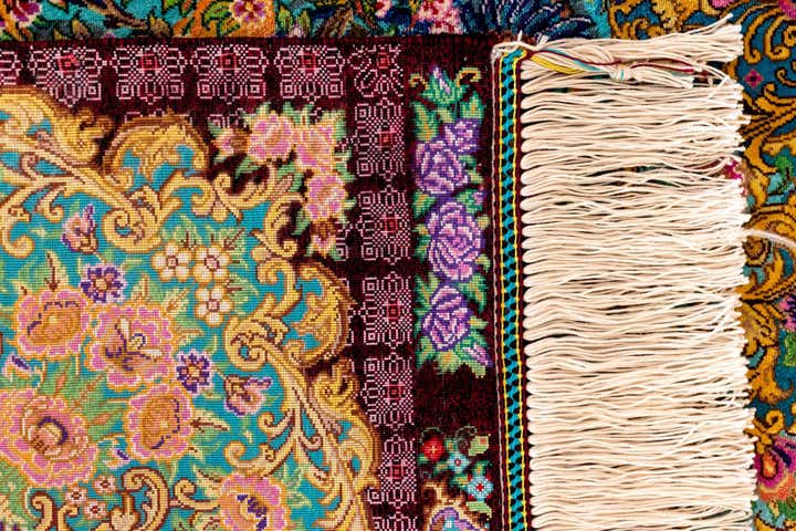 2' 7 x 4' 2 Ghom Silk Rug