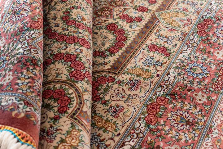 100cm x 150cm Ghom Silk Teppich