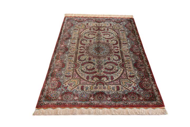 100cm x 150cm Ghom Silk Teppich