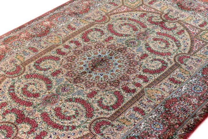 100cm x 150cm Ghom Silk Teppich