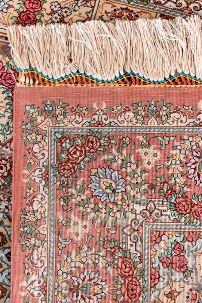 100cm x 150cm Ghom Silk Teppich