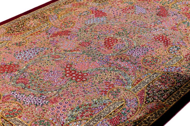 3' 3 x 4' 9 Ghom Silk Rug