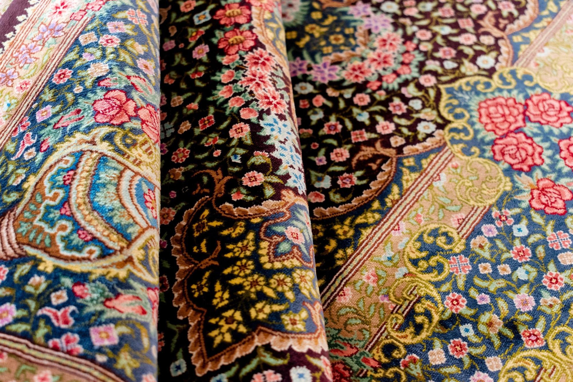 3' 3 x 5' 1 Ghom Silk Rug