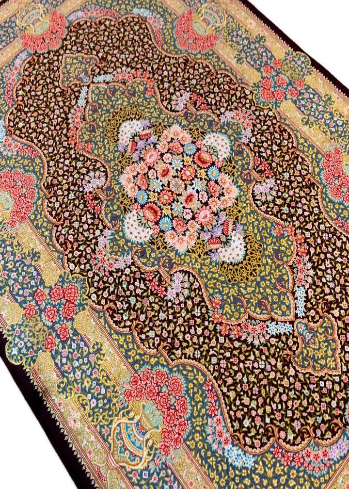 3' 3 x 5' 1 Ghom Silk Rug