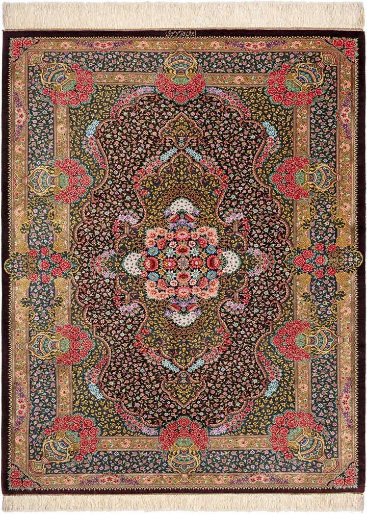 3' 3 x 5' 1 Ghom Silk Rug