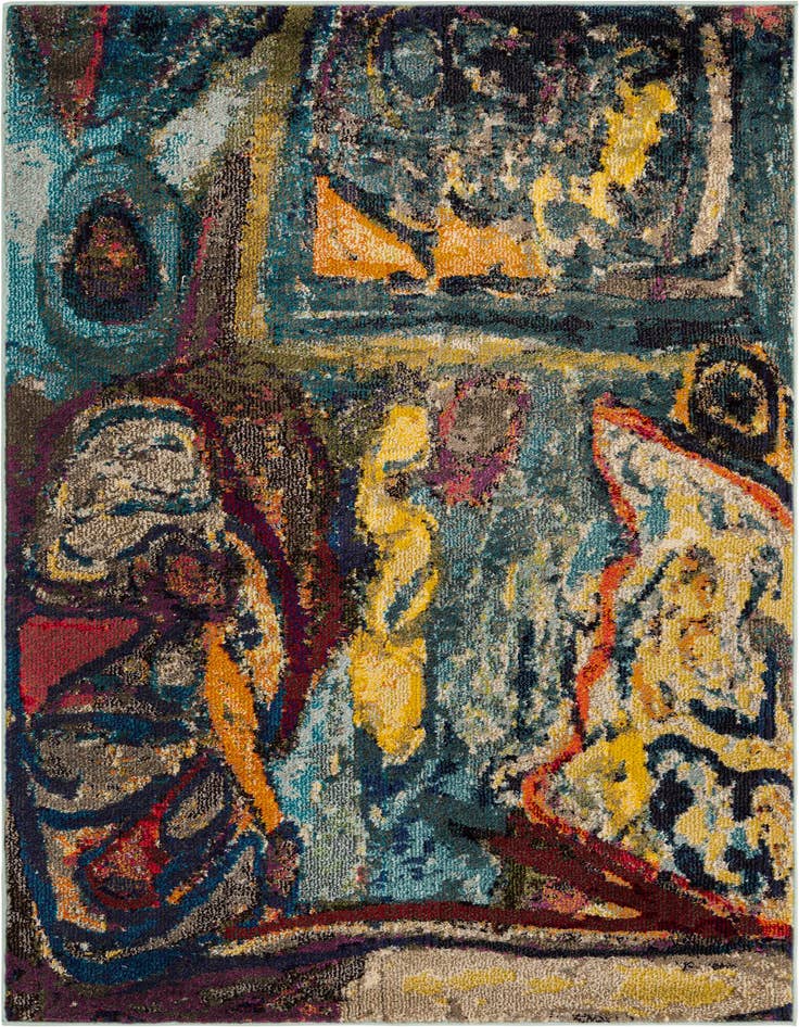 Detail image of 4' x 6' Washable Haerfest Rug