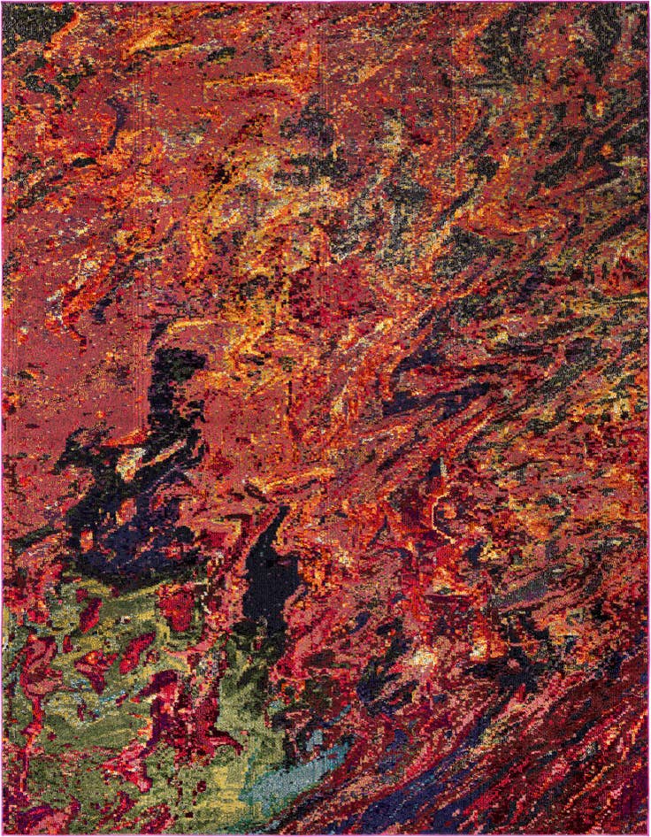 Detail image of 9' x 12' Washable Haerfest Rug