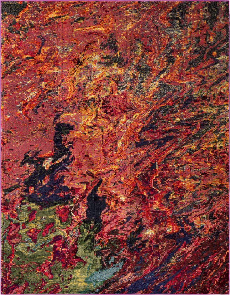 Detail image of 7' 10 x 10' Washable Haerfest Rug