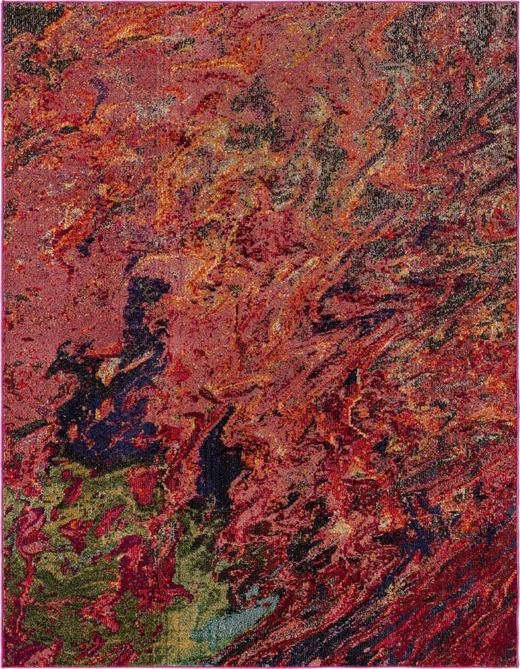 Detail image of 5' 3 x 8' Washable Haerfest Rug