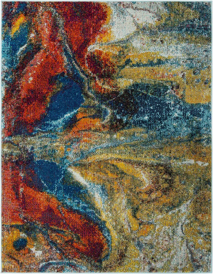 Detail image of 4' x 6' Washable Haerfest Rug
