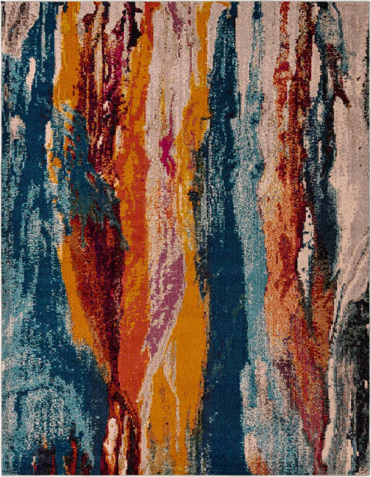 Detail image of 7' 10 x 10' Washable Haerfest Rug