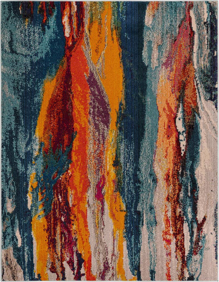 Detail image of 5' 3 x 8' Washable Haerfest Rug