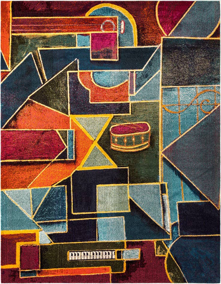 Detail image of 9' x 12' Washable Haerfest Rug