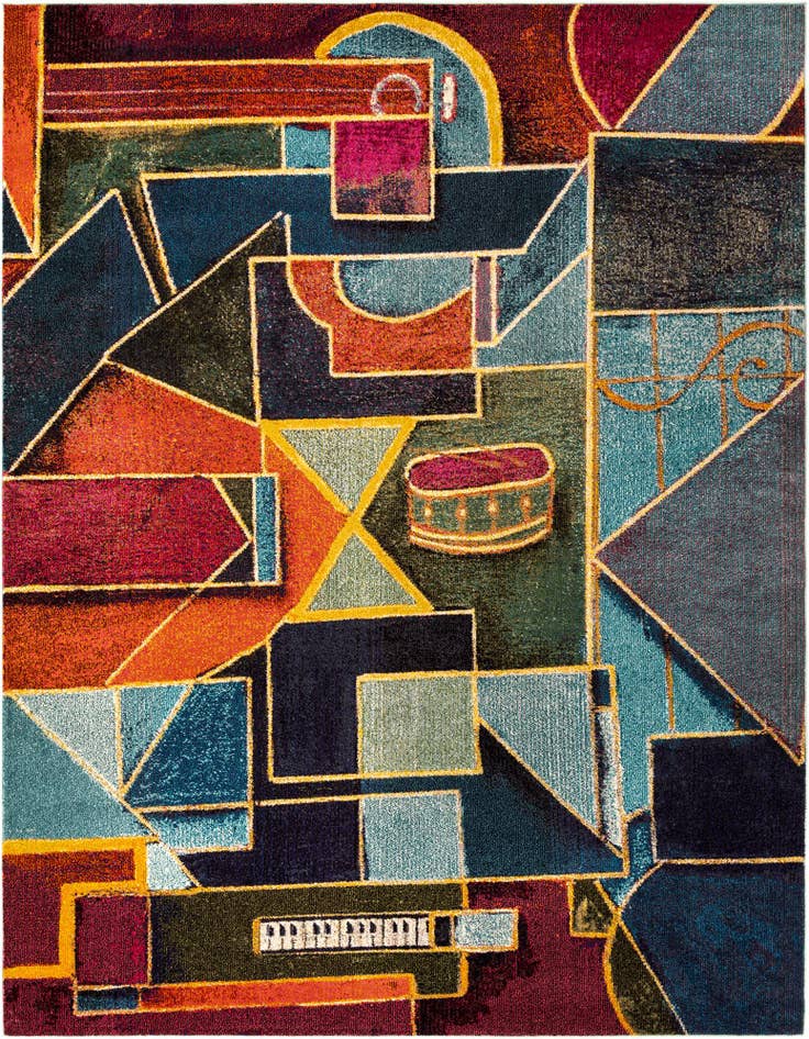 Detail image of 7' 10 x 10' Washable Haerfest Rug