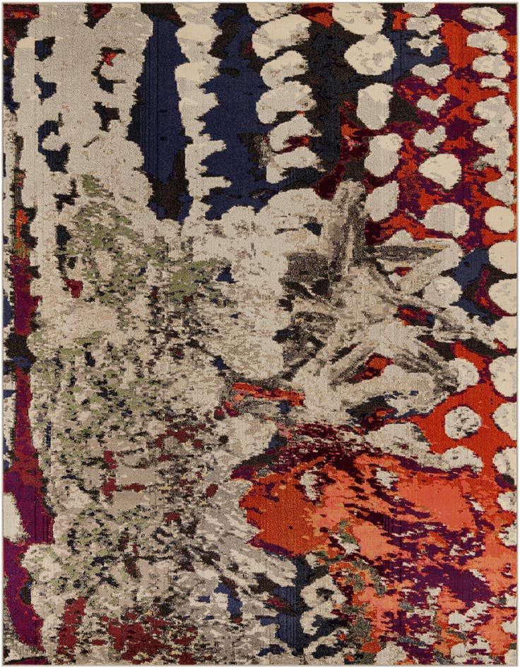 Detail image of 7' 10 x 11' Washable Haerfest Rug