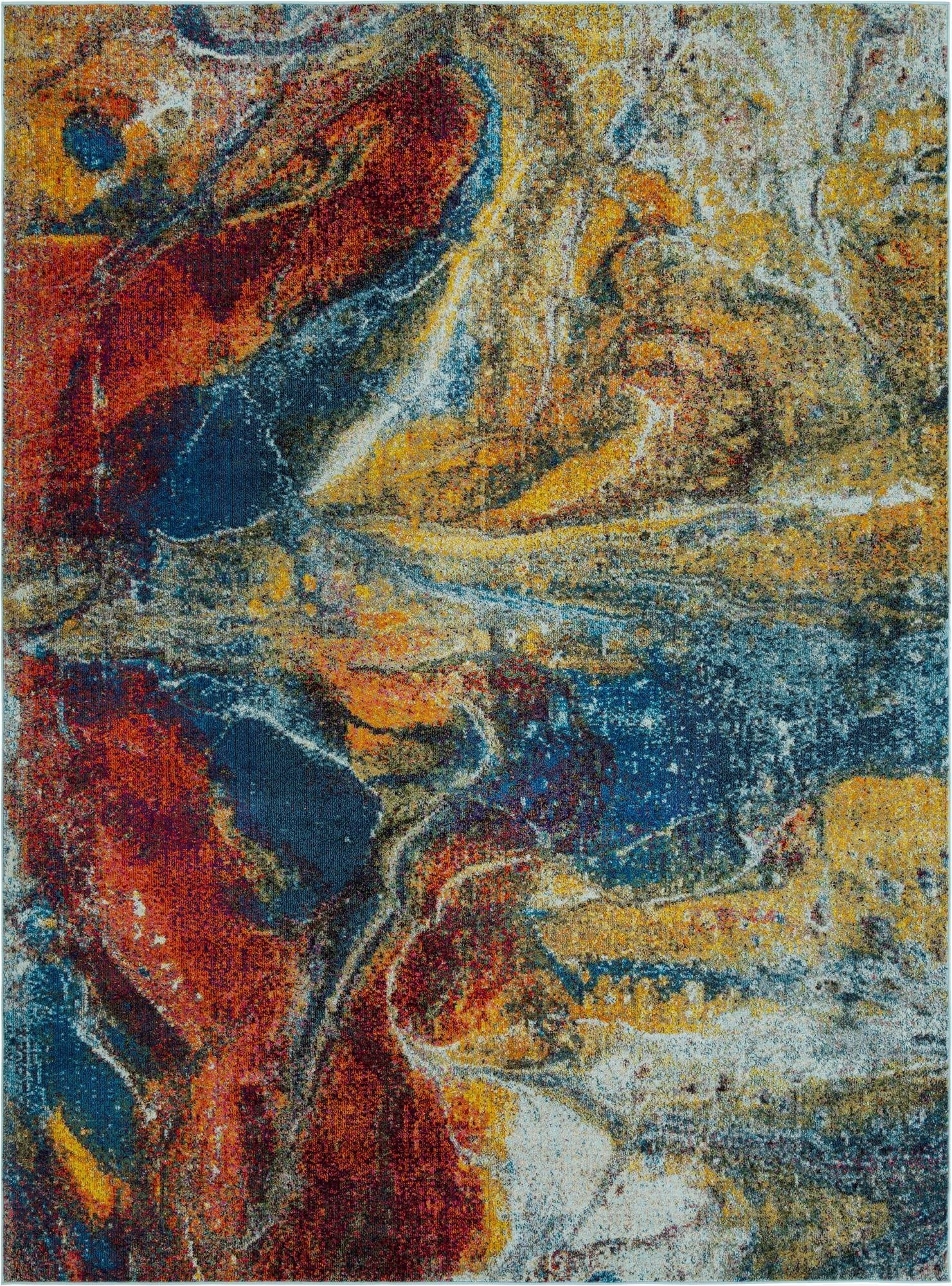 9' x 12'  Washable Haerfest Rug