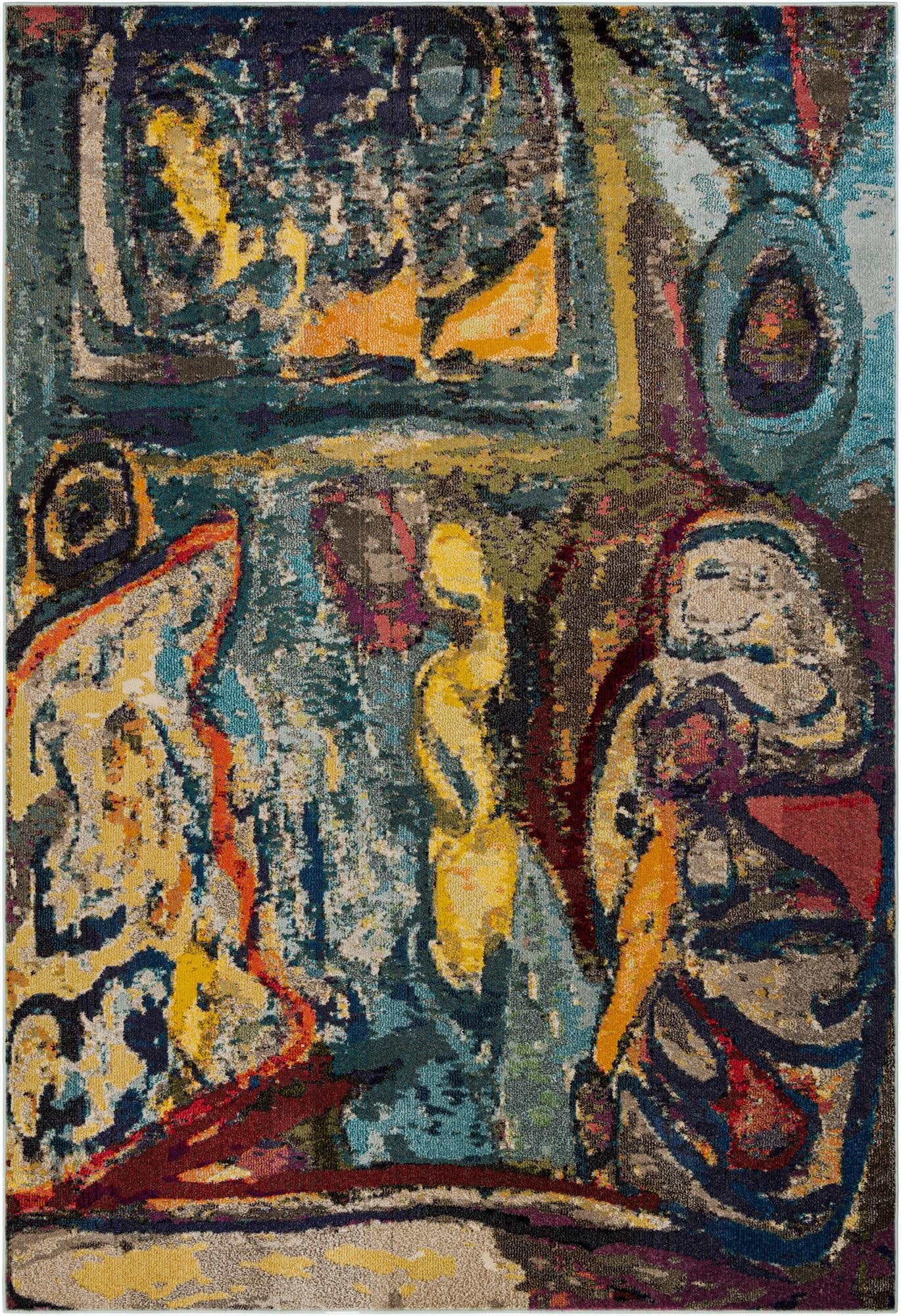 Primary image 7' x 10'  Washable Haerfest Rug