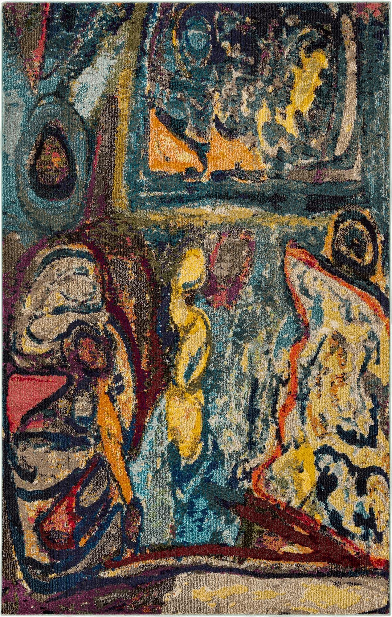 Primary image 5' 3 x 8'  Washable Haerfest Rug