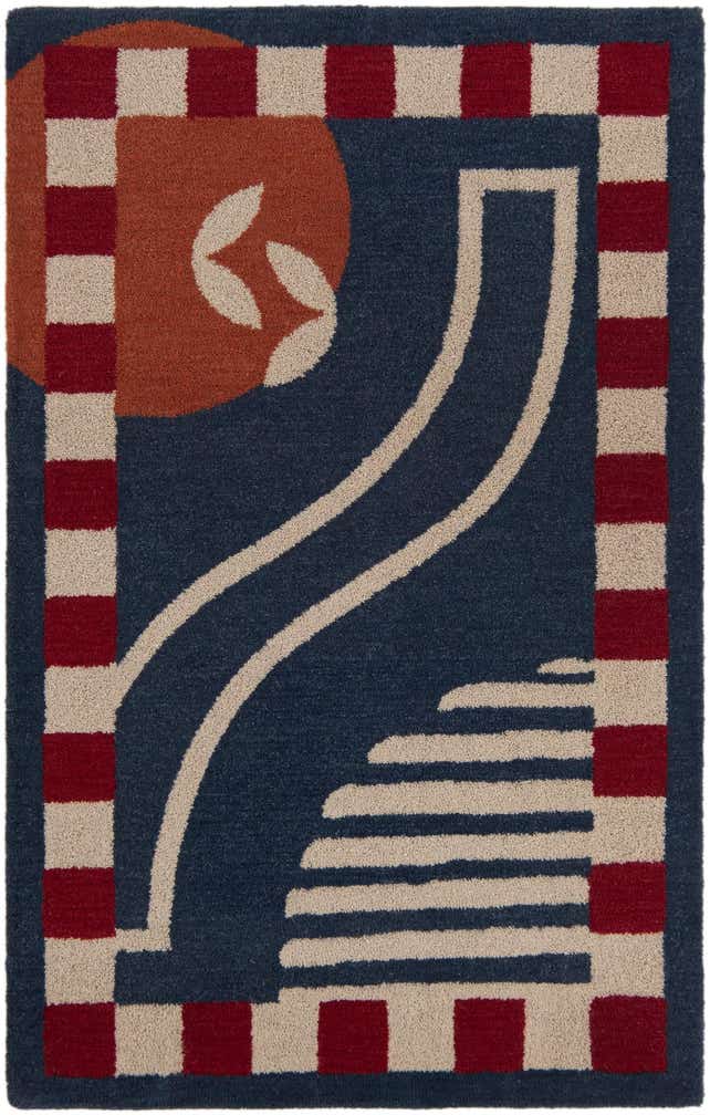 3' 3 x 5' 3 Handtufted Wool Rug