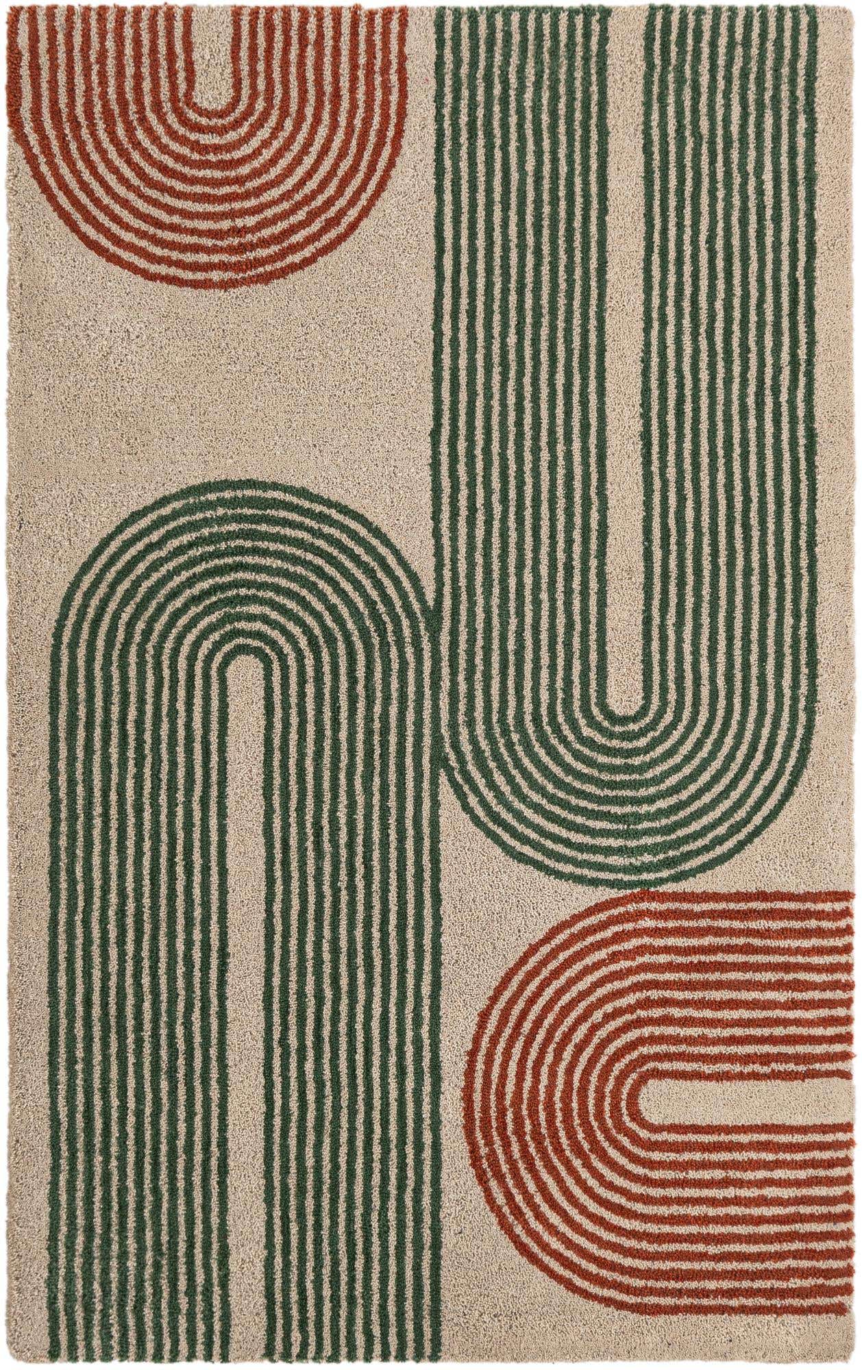 2' x 3' 1 Handtufted Wool Rug