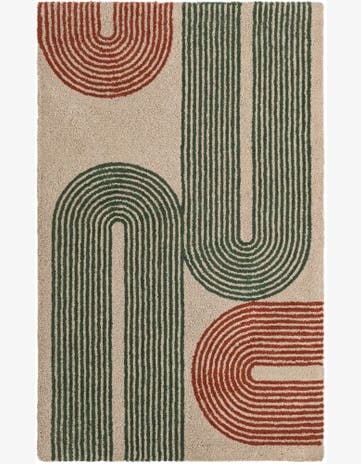 7' 10 x 10' Handtufted Wool Rug