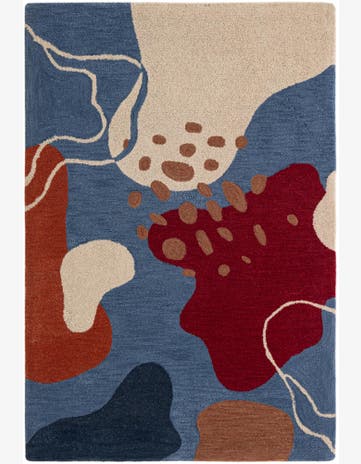 2' x 3' 1 Handtufted Wool Rug