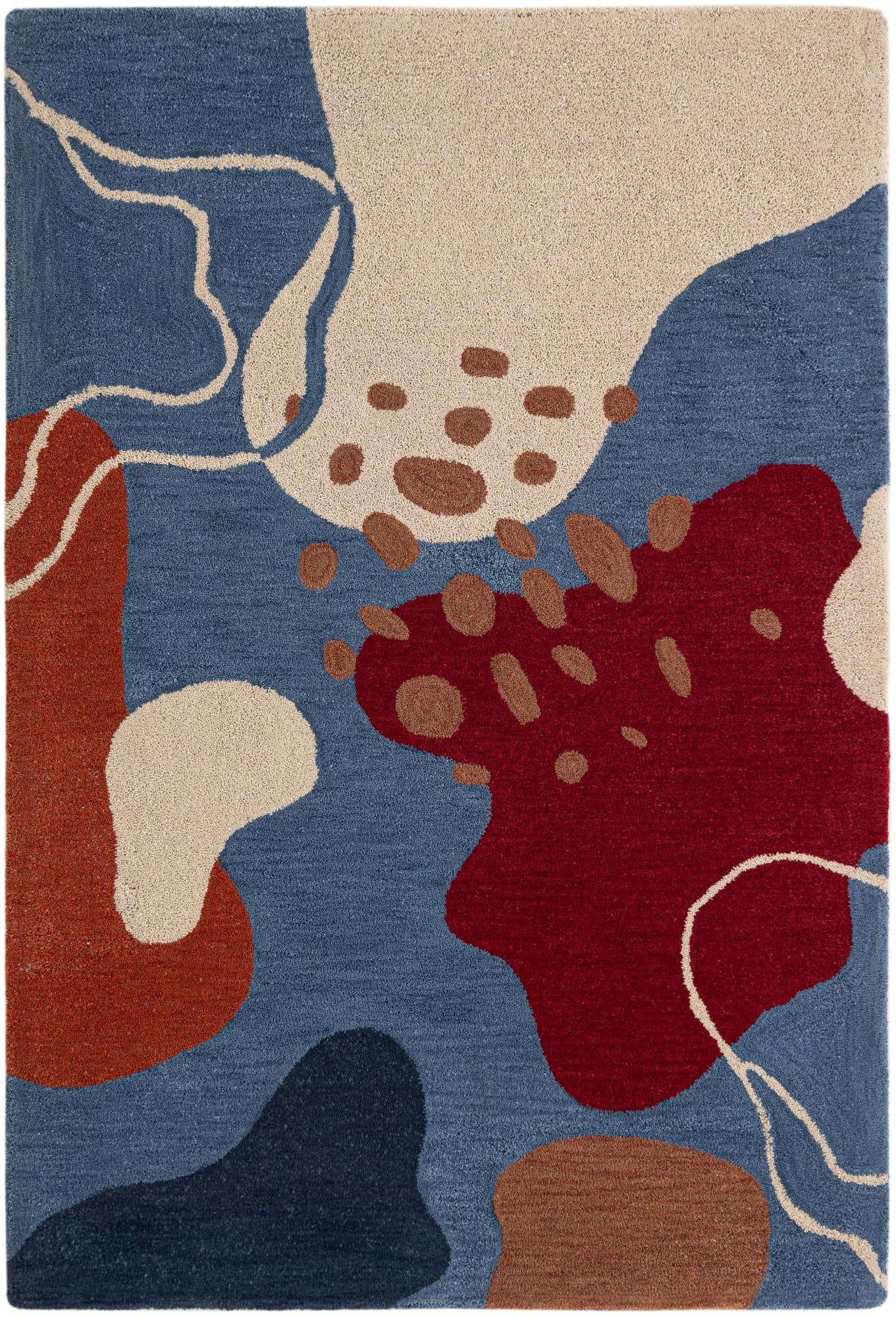 9' x 12' Handtufted Wool Rug