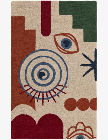 7' 10 x 10' Handtufted Wool Rug