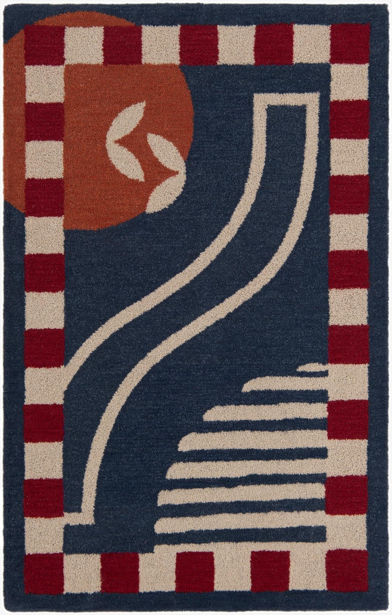 7' 10 x 10' Handtufted Wool Rug