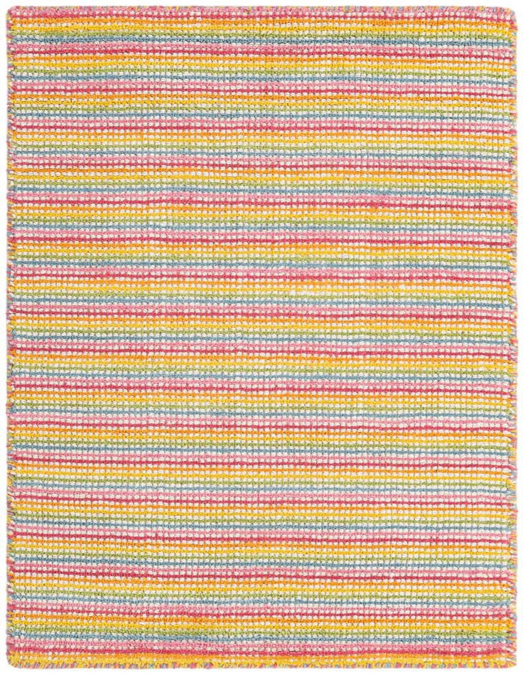Detail image of 2' x 3' 1 Hand Woven Happy Rugs Happy Home Wool