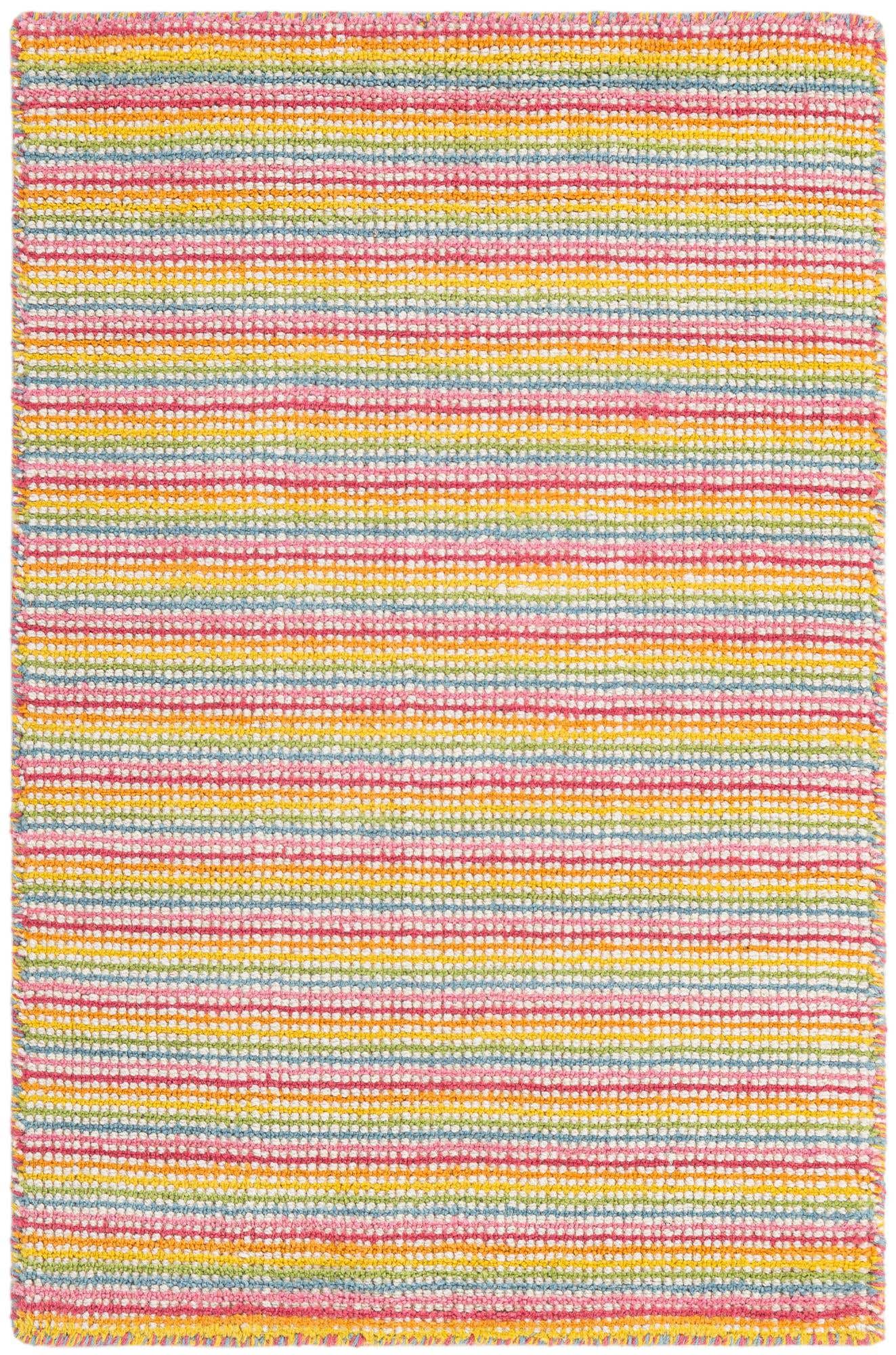2' x 3' 1 Hand Woven Happy Rugs Happy Home Wool