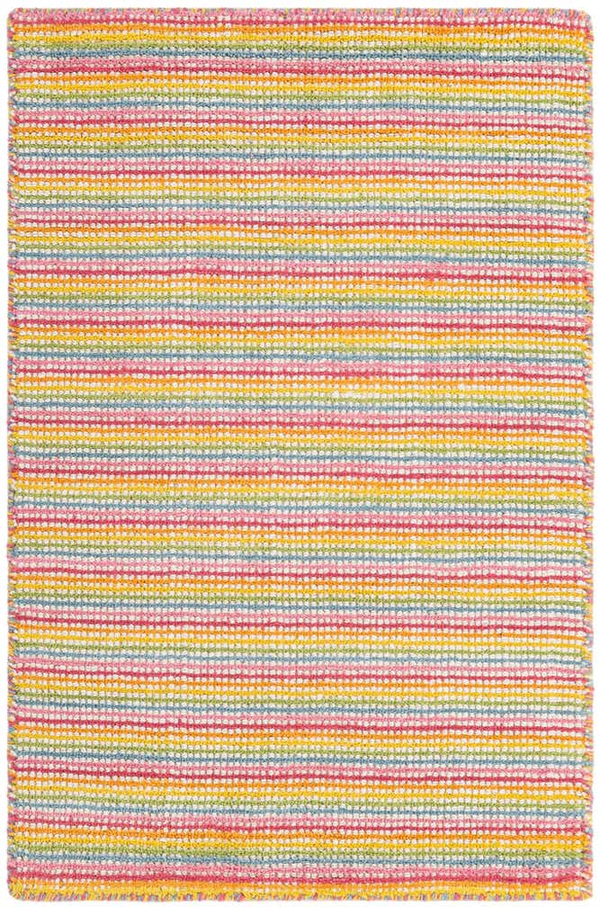 2' x 3' 1 Hand Woven Happy Rugs Happy Home Wool