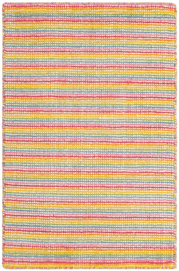 Detail image of 2' x 3' 1 Hand Woven Happy Rugs Happy Home Wool