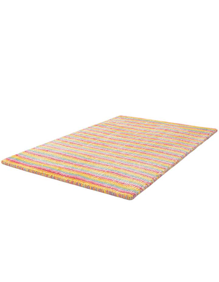 2' x 3' 1 Hand Woven Happy Rugs Happy Home Wool