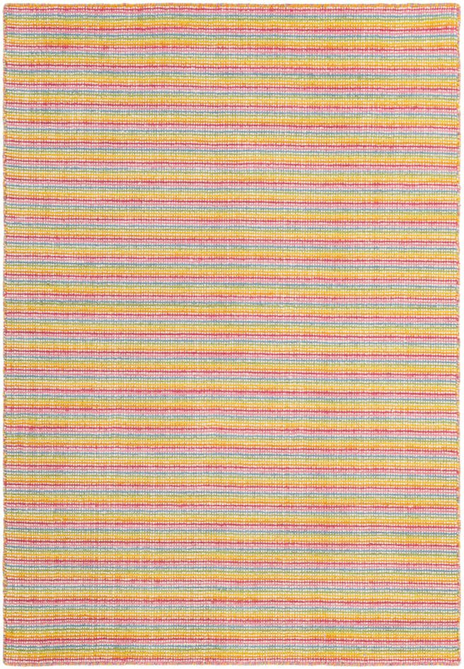 Detail image of 4' 1 x 6' 1 Hand Woven Happy Rugs Happy Home Wool