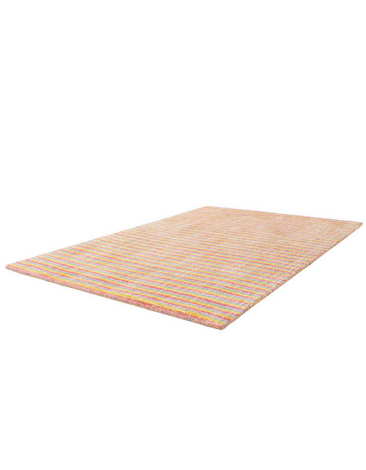 4' 1 x 6' 1 Hand Woven Happy Rugs Happy Home Wool