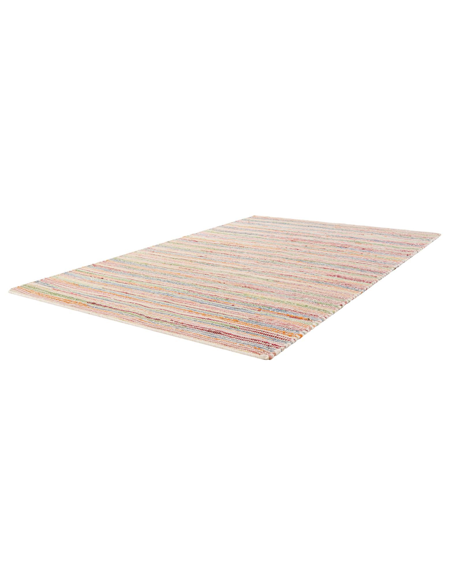4' 1 x 6' 1 Hand Woven Happy Rugs Rainbow Weave