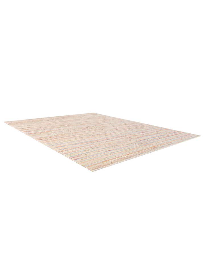 7' 10 x 10' Hand Woven Happy Rugs Rainbow Weave