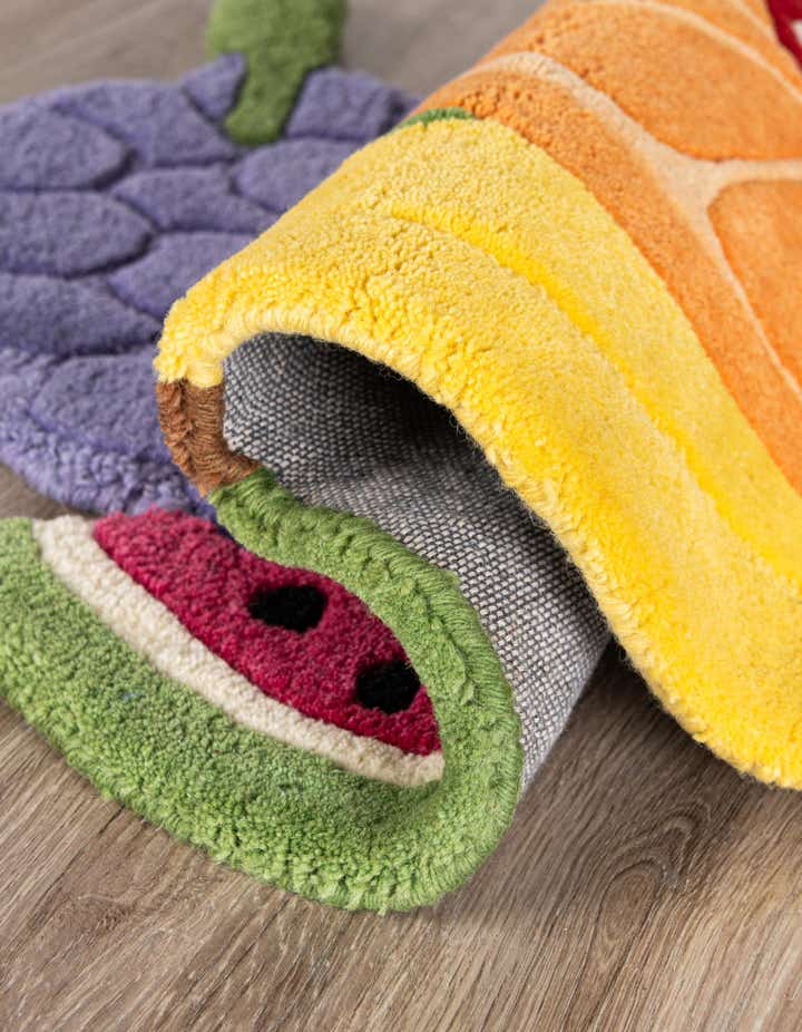 2' 1 x 3' 1 Happy Rugs Fruit Salad Wool