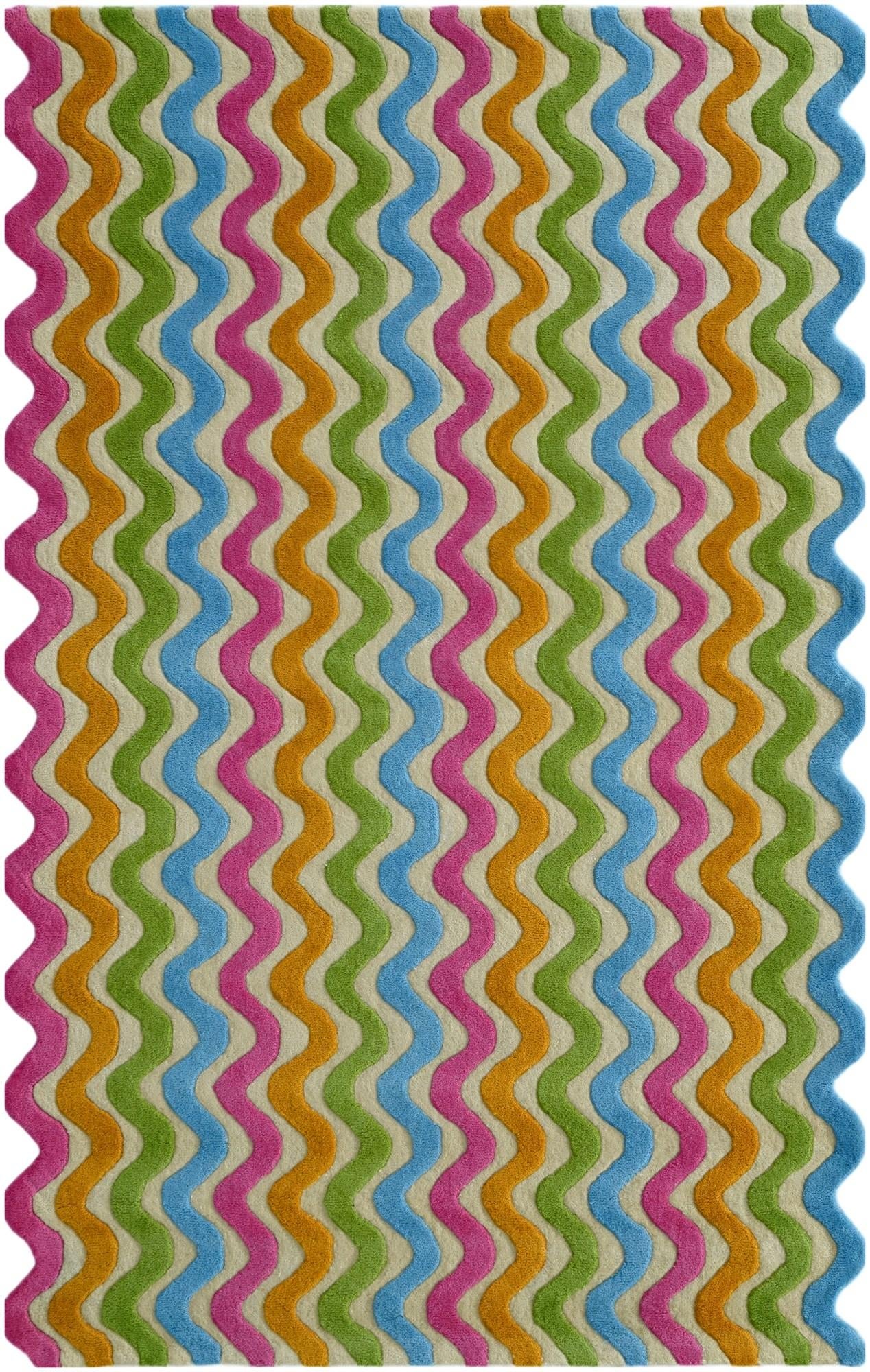 5' 1 x 8' Happy Rugs Wool