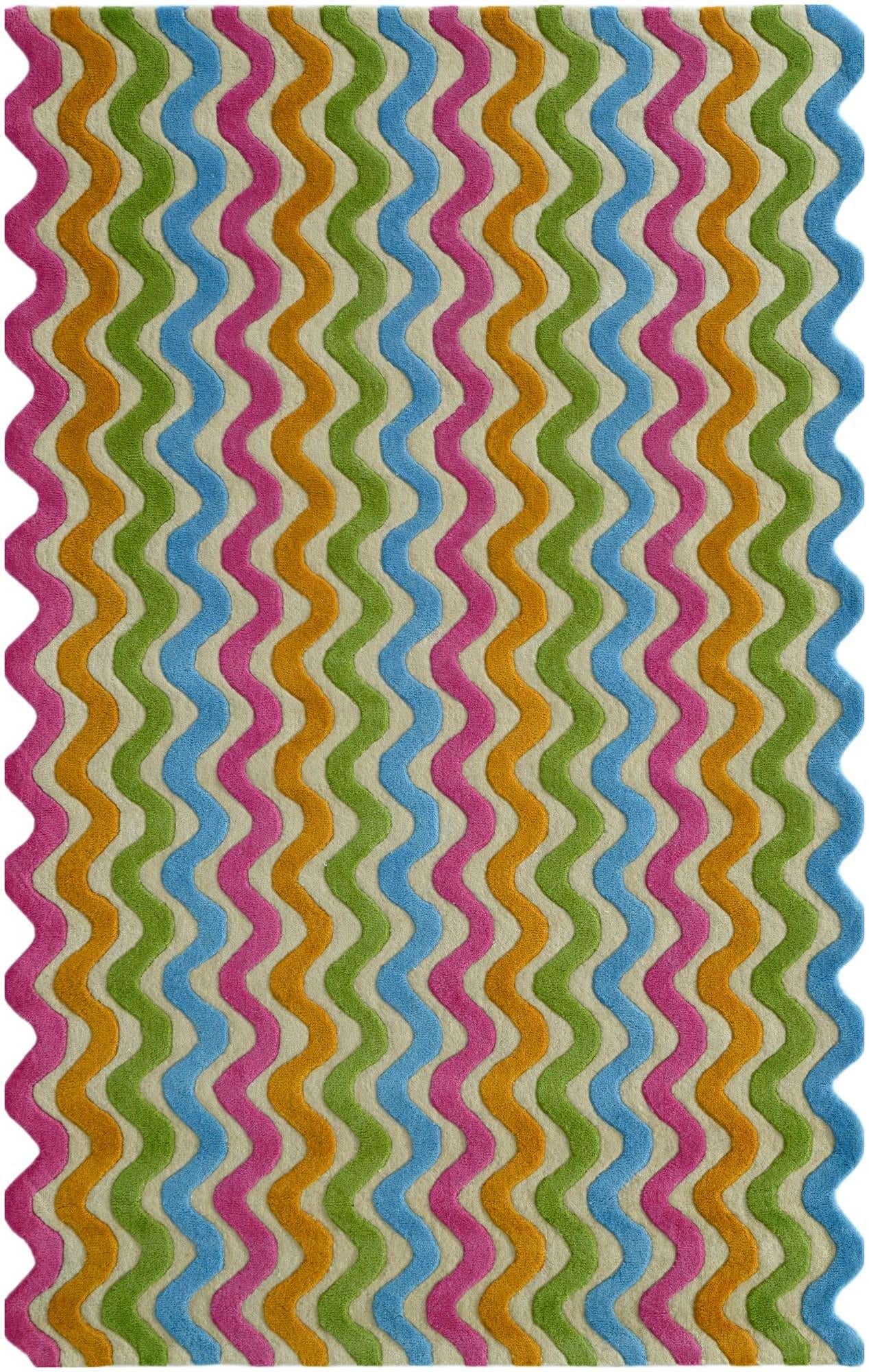 5' 1 x 8' Happy Rugs Wool